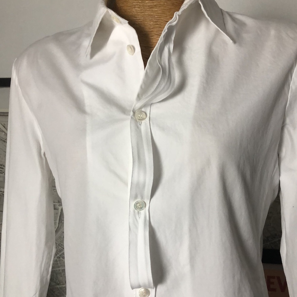 YOHJI YAMAMOTO, Classic White Button-Down Shirt Size S - Picture 3 of 15